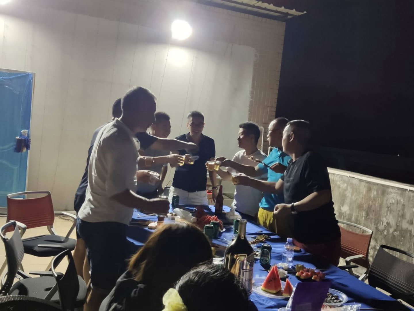 公司天台BBQ活动