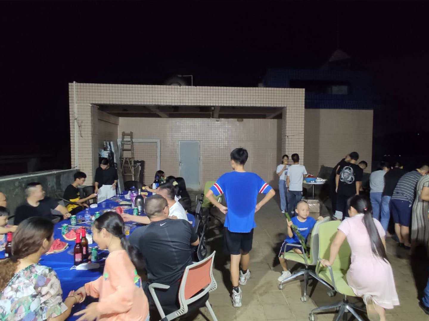 公司天台BBQ活动