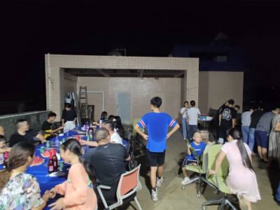 公司天台BBQ活动