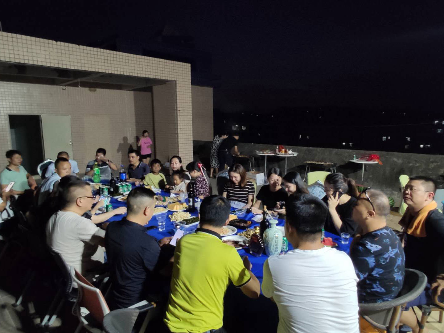 公司天台BBQ活动