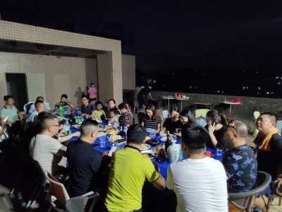 公司天台BBQ活动