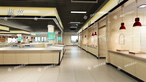 智慧化農貿市場改造設計，營造舒適購物體驗