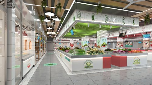 菜市場設計四大必不可少的區域