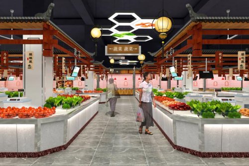菜市场设计：打造便捷与美观并重的购物环境