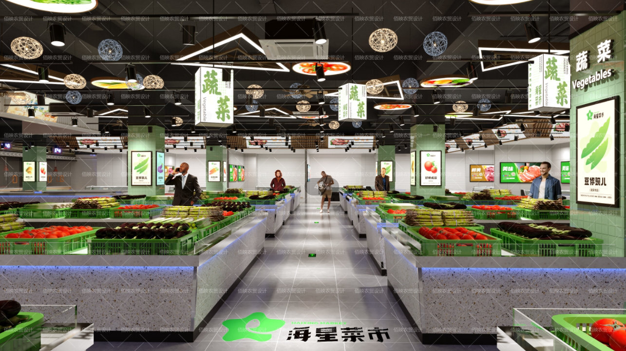 菜市场改造设计新篇章：通风采光革新，打造舒适购物环境