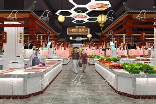 网红菜市场设计：用奇特性打造视觉盛宴