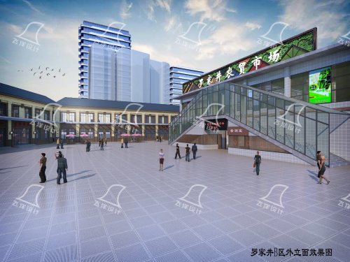 農貿市場規劃設計：怎樣規劃市場的出入口？