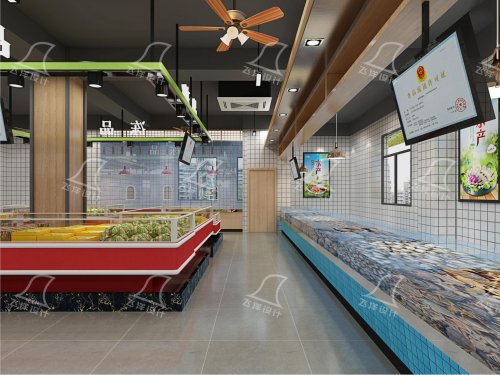 智慧农贸市场设计：烟火气与科技感的完美融