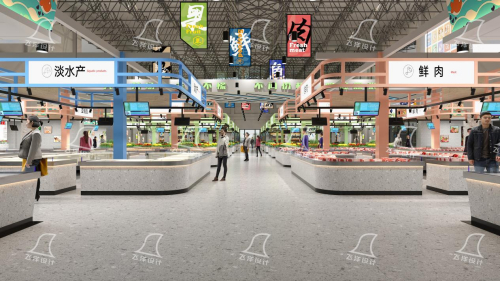 菜市场设计：科学规划平面动线，提升购物体验