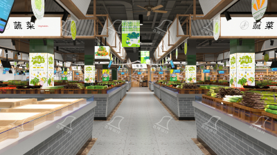 菜市场设计：打造烟火气与美学碰撞的商业空间