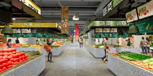 现代菜市场改造设计：找对转型方向，激活民生新活力
