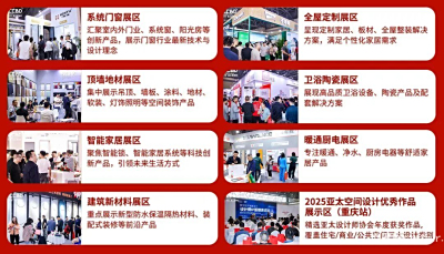 8大展区，3大展团燃动金秋！2025CCBD中国重庆建博会最新全产业链布局亮相