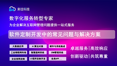 软件定制开发中的常见问题与解决方案