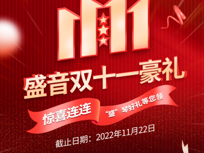 盛音双十一豪礼 ”盛”琴邀您！