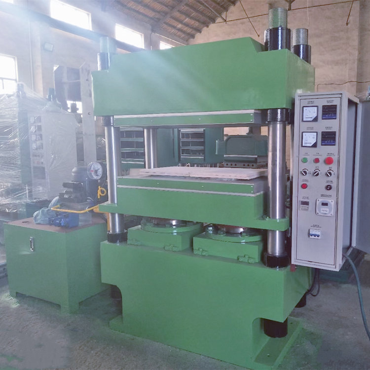 200噸硫化機-四立柱式雙油缸自動控制橡膠熱壓成型機