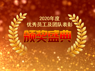 公司对2020年度优秀员工及团队进行表彰