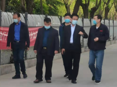 郑州市高新区领导到多福多指导防疫工作