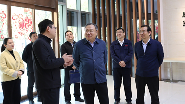 省粮食和物资储备局党组书记吴祖明到公司调研