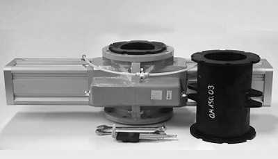 OV双气缸管夹阀胶套更换步骤