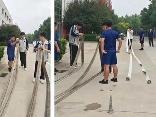 开展消防演练 筑牢安全防线 ——遵化市职业教育联合学校开展消防疏散逃生演练