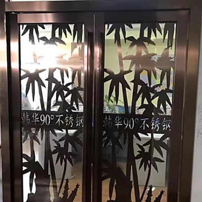 不锈钢有框玻璃门