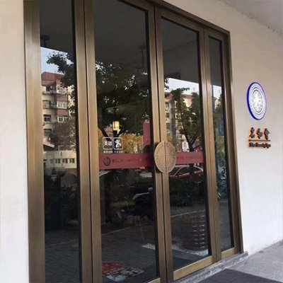 不锈钢有框玻璃门