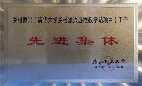 市开大乡村振兴清华项目工作先进集体