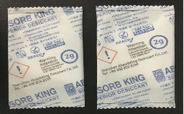 服装行业客户干燥剂防潮案例