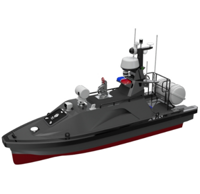 云洲M75B“守护者”安防巡逻无人艇