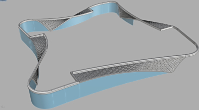 曲面异形建筑幕墙设计、下料、安装、检测三维激光扫描