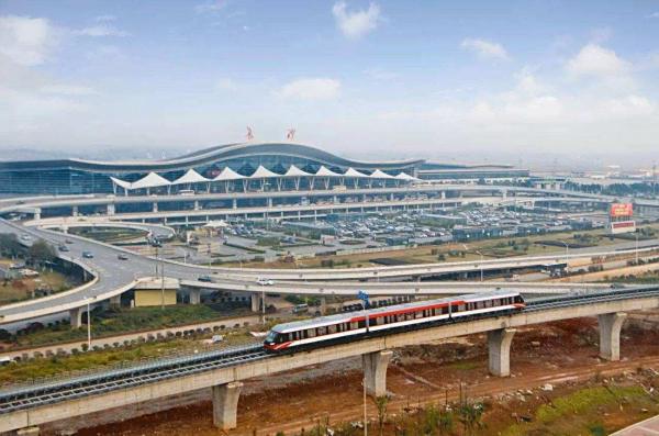 世界首座磁浮城市航站楼3月31日在长沙启用