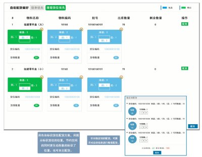 智能收貨-自动配货