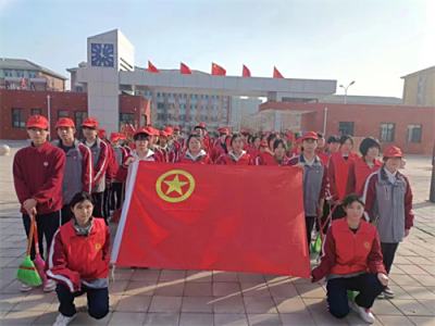 传承雷锋精神，弘扬时代新风----石家庄文化传媒学校学雷锋月系列报道（一）