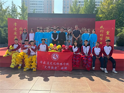 【专业部快讯】我校现代服务专业部敬老社团重阳节送温暖