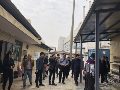 广州市白云区人和镇政府到访豪丰（麻涌）环保专业基地
