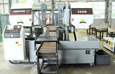 智能高校卧式金属带锯床 - 晨龙530B