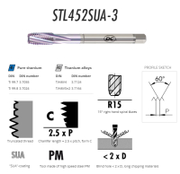 STL452SUA-3 丝锥