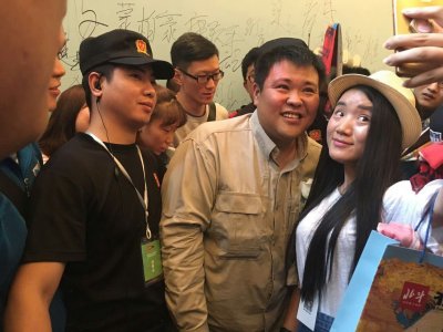 张昕宇参加2016北斗星品牌发布会