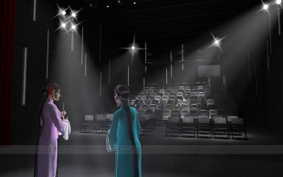 广州南湖白云社文化艺术研究中心剧院/黑匣子剧场舞台灯光音响/剧场声学设计/剧院灯光案例