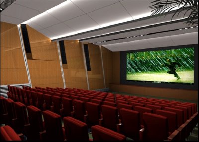 cinema电影院灯光音响声学装饰设计安装