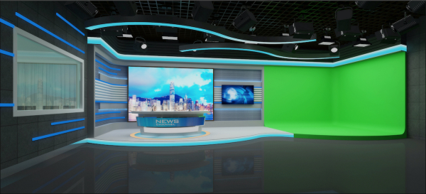 河池气象服务中心演播室声学装修、影视灯光综合工程 