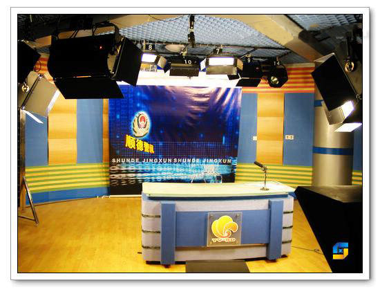 顺德电视台-新闻演播室、虚拟演播室建筑声学、影视灯光工程