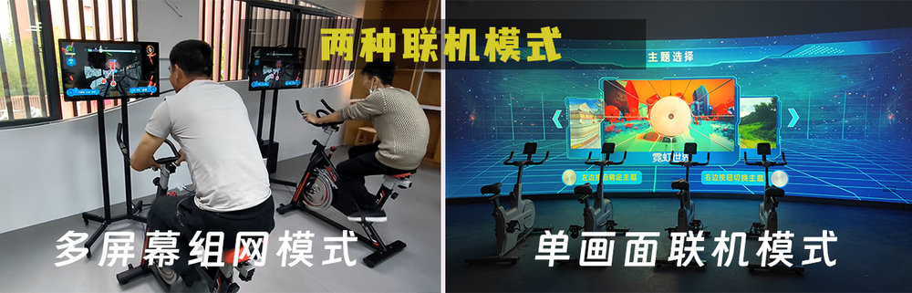 虚拟骑行联机模式