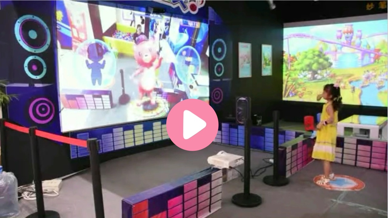 体感跳舞现场实拍