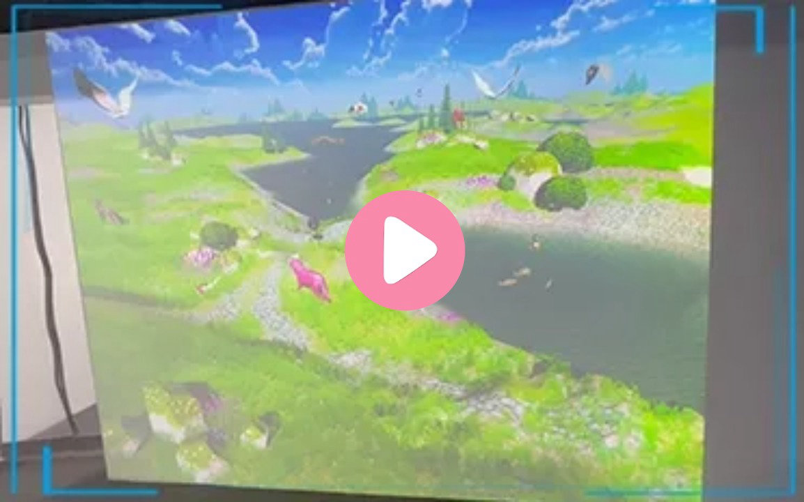 生态湿地互动绘画