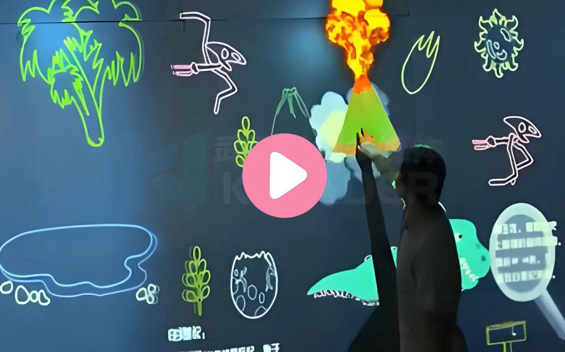 侏罗纪恐龙墙面互动