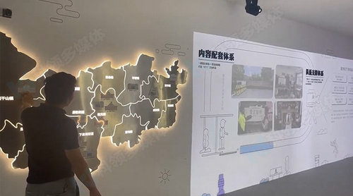 实物地图触摸感应播放