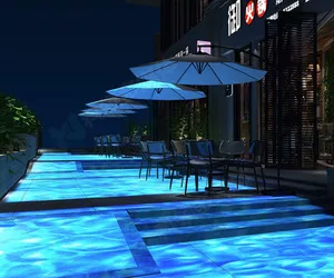 室外美化投影灯