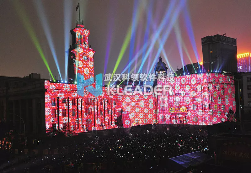 武汉江滩光影秀