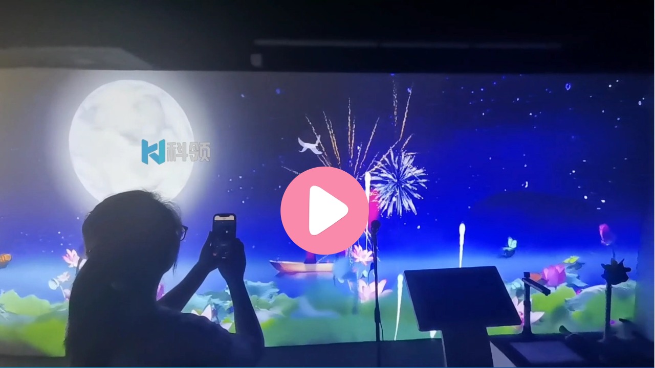 烟花+孔明灯场景视频